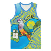 Personalised Palau Biib Bird Basketball Jersey Rur Flower And Rock Islands Patterns