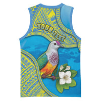 Personalised Palau Biib Bird Basketball Jersey Rur Flower And Rock Islands Patterns