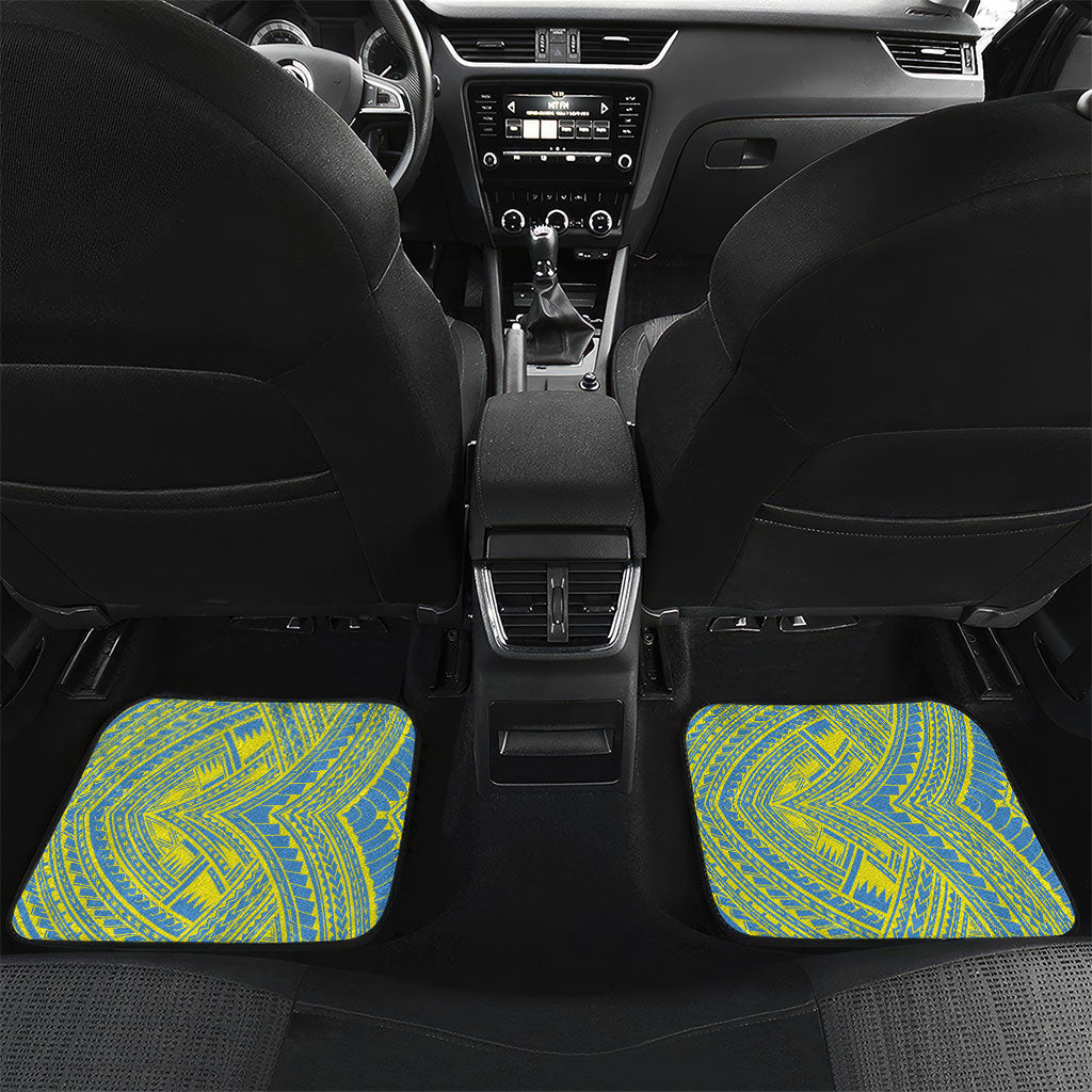 Personalised Palau Biib Bird Car Mats Rur Flower And Rock Islands Patterns
