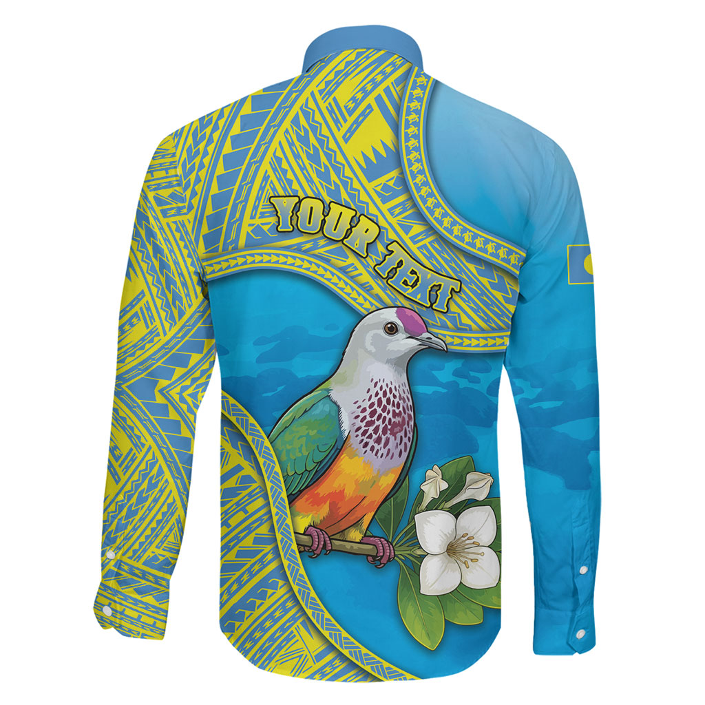 Personalised Palau Biib Bird Family Matching Summer Maxi Dress and Hawaiian Shirt Rur Flower And Rock Islands Patterns