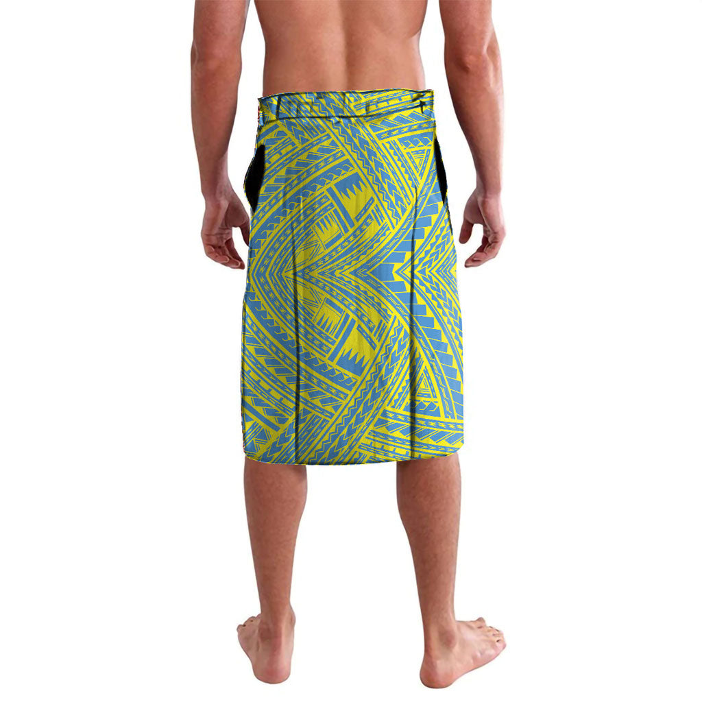 Personalised Palau Biib Bird Lavalava Rur Flower And Rock Islands Patterns