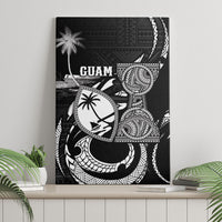 Guam Liberation Day Canvas Wall Art Black White Latte Stone Tribal Patterns