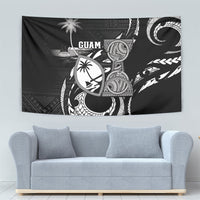 Guam Liberation Day Tapestry Black White Latte Stone Tribal Patterns