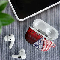 American Samoa Christmas AirPods Case Seashell Xmas Tree Tribal Waves - Polynesian Pride