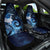 New Zealand Matariki Car Seat Cover Maori Tui Bird Blue Galaxy