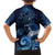 New Zealand Matariki Hawaiian Shirt Maori Tui Bird Blue Galaxy