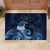 New Zealand Matariki Rubber Doormat Maori Tui Bird Blue Galaxy