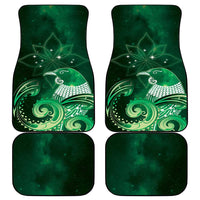 New Zealand Matariki Car Mats Maori Tui Bird Green Galaxy