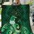 New Zealand Matariki Quilt Maori Tui Bird Green Galaxy