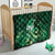 New Zealand Matariki Quilt Maori Tui Bird Green Galaxy