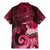 New Zealand Matariki Family Matching Mermaid Dress and Hawaiian Shirt Maori Tui Bird Magenta Galaxy