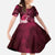 New Zealand Matariki Family Matching Off The Shoulder Long Sleeve Dress and Hawaiian Shirt Maori Tui Bird Magenta Galaxy
