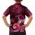 New Zealand Matariki Hawaiian Shirt Maori Tui Bird Magenta Galaxy