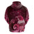 New Zealand Matariki Hoodie Maori Tui Bird Magenta Galaxy