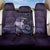 New Zealand Matariki Back Car Seat Cover Maori Tui Bird Purple Galaxy