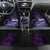 New Zealand Matariki Car Mats Maori Tui Bird Purple Galaxy
