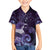 New Zealand Matariki Hawaiian Shirt Maori Tui Bird Purple Galaxy