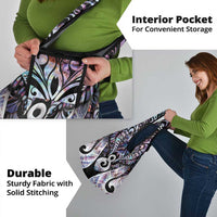 New Zealand Aotearoa Grocery Bag Pikorua Single Twist Pink Paua Shell