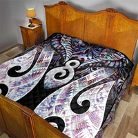 New Zealand Aotearoa Quilt Pikorua Single Twist Pink Paua Shell