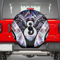 New Zealand Aotearoa Spare Tire Cover Pikorua Single Twist Pink Paua Shell