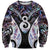 New Zealand Aotearoa Sweatshirt Pikorua Single Twist Pink Paua Shell