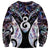 New Zealand Aotearoa Sweatshirt Pikorua Single Twist Pink Paua Shell