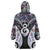 New Zealand Aotearoa Wearable Blanket Hoodie Pikorua Single Twist Pink Paua Shell