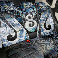 New Zealand Aotearoa Back Car Seat Cover Pikorua Single Twist Green Paua Shell