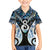 New Zealand Aotearoa Hawaiian Shirt Pikorua Single Twist Green Paua Shell