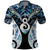 New Zealand Aotearoa Polo Shirt Pikorua Single Twist Green Paua Shell