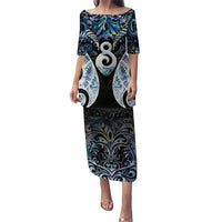 New Zealand Aotearoa Puletasi Pikorua Single Twist Green Paua Shell