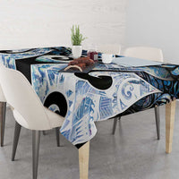 New Zealand Aotearoa Tablecloth Pikorua Single Twist Green Paua Shell