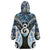 New Zealand Aotearoa Wearable Blanket Hoodie Pikorua Single Twist Green Paua Shell