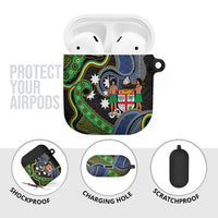 South Sea Islanders And Fiji AirPods Case Fijian Coat Of Arms And Southern Cross DT05 - Polynesian Pride