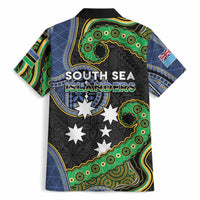 South Sea Islanders And Fiji Hawaiian Shirt Fijian Coat Of Arms And Southern Cross DT05 - Polynesian Pride