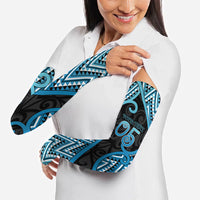 Custom Aotearoa Atua Ranginui Arm Sleeves Maori Sky Father Koru Patterns