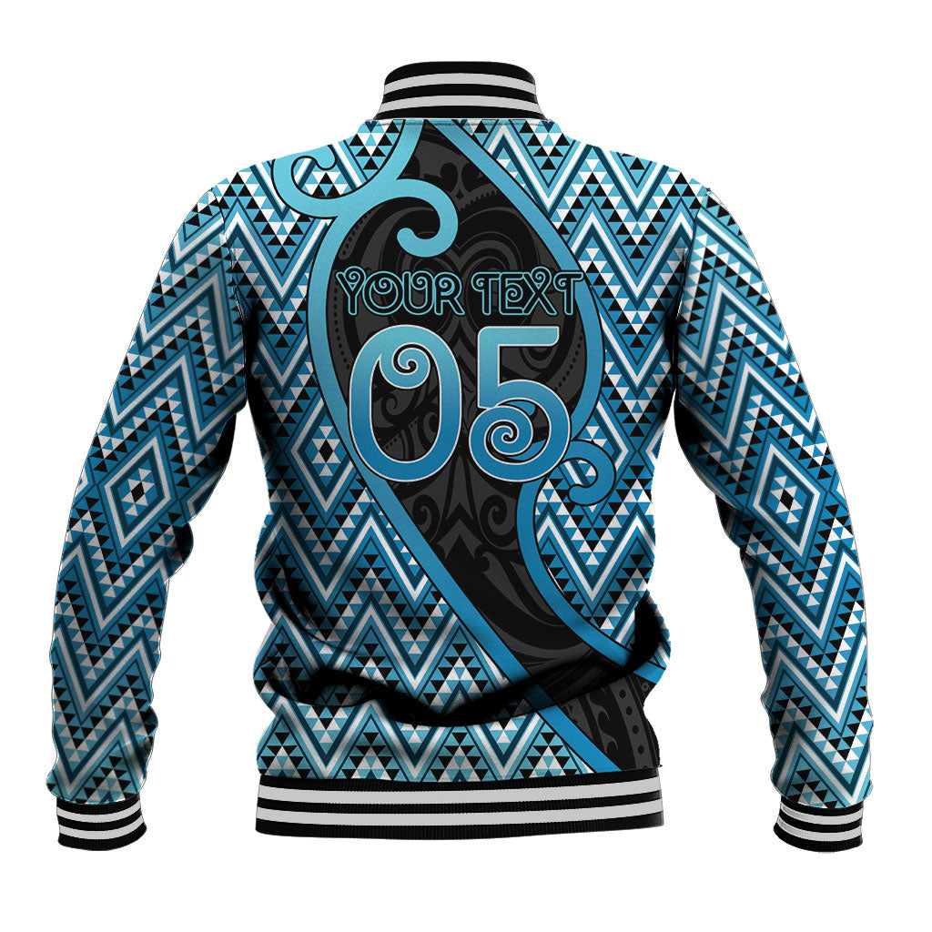 Custom Aotearoa Atua Ranginui Baseball Jacket Maori Sky Father Koru Patterns