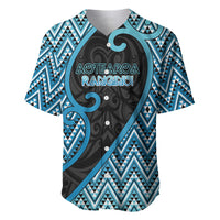 Custom Aotearoa Atua Ranginui Baseball Jersey Maori Sky Father Koru Patterns