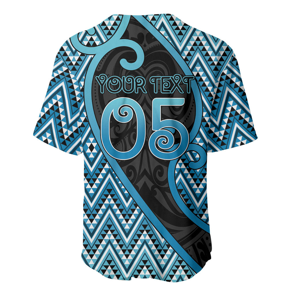 Custom Aotearoa Atua Ranginui Baseball Jersey Maori Sky Father Koru Patterns