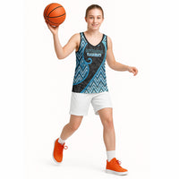 Custom Aotearoa Atua Ranginui Basketball Jersey Maori Sky Father Koru Patterns