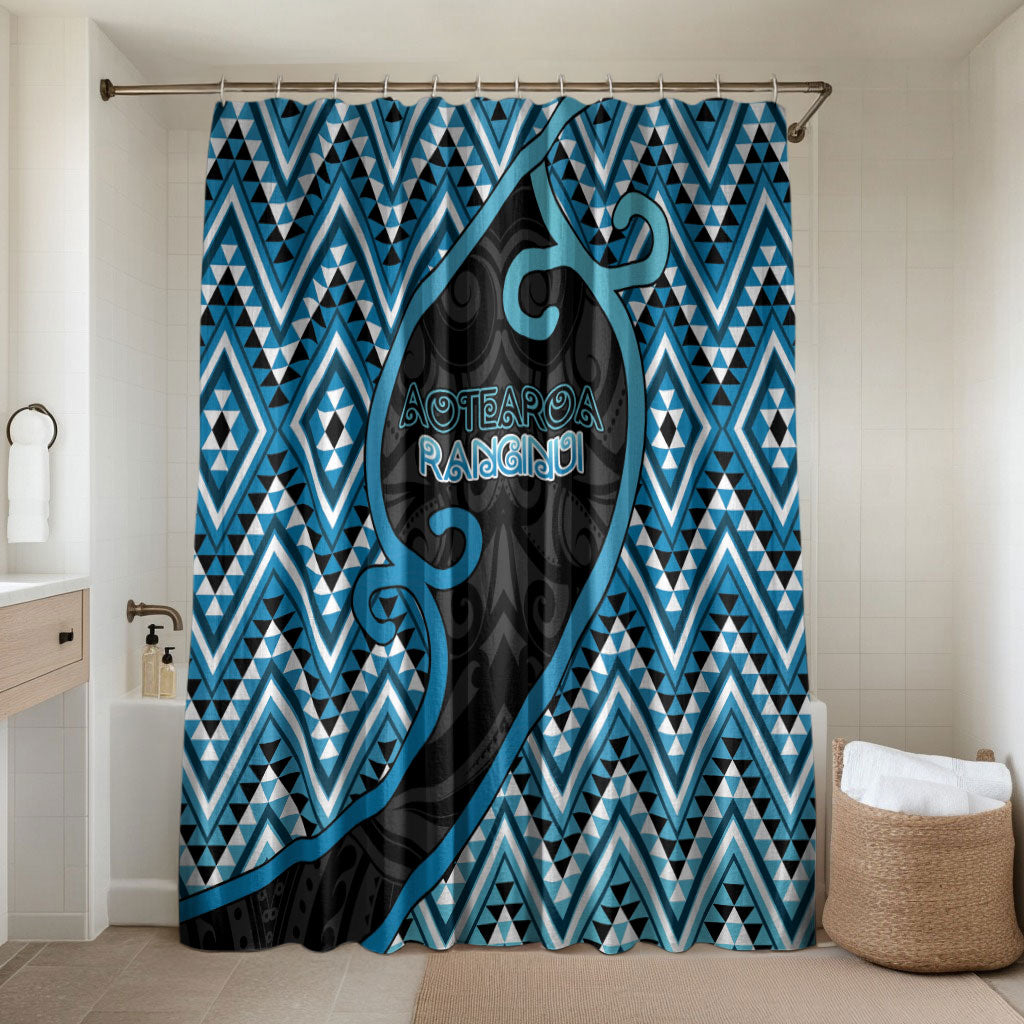 Aotearoa Atua Ranginui Bathroom Set Maori Sky Father Koru Patterns