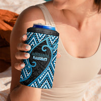 Custom Aotearoa Atua Ranginui 4 in 1 Can Cooler Tumbler Maori Sky Father Koru Patterns