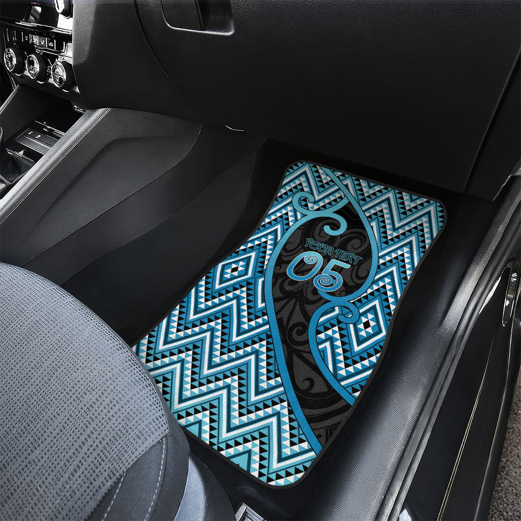 Custom Aotearoa Atua Ranginui Car Mats Maori Sky Father Koru Patterns