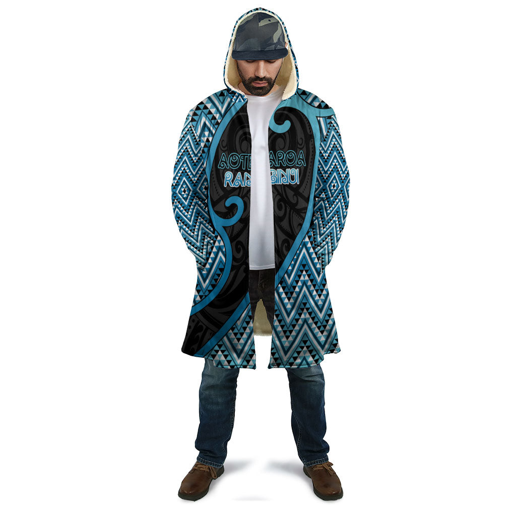 Custom Aotearoa Atua Ranginui Cloak Maori Sky Father Koru Patterns