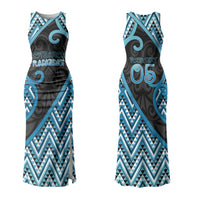 Custom Aotearoa Atua Ranginui Couples Matching Tank Maxi Dress and Hawaiian Shirt Maori Sky Father Koru Patterns