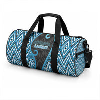 Aotearoa Atua Ranginui Duffle Bag Maori Sky Father Koru Patterns