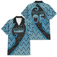 Custom Aotearoa Atua Ranginui Family Matching Summer Maxi Dress and Hawaiian Shirt Maori Sky Father Koru Patterns