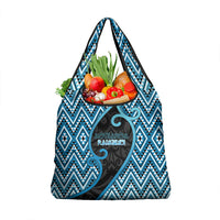 Aotearoa Atua Ranginui Grocery Bag Maori Sky Father Koru Patterns