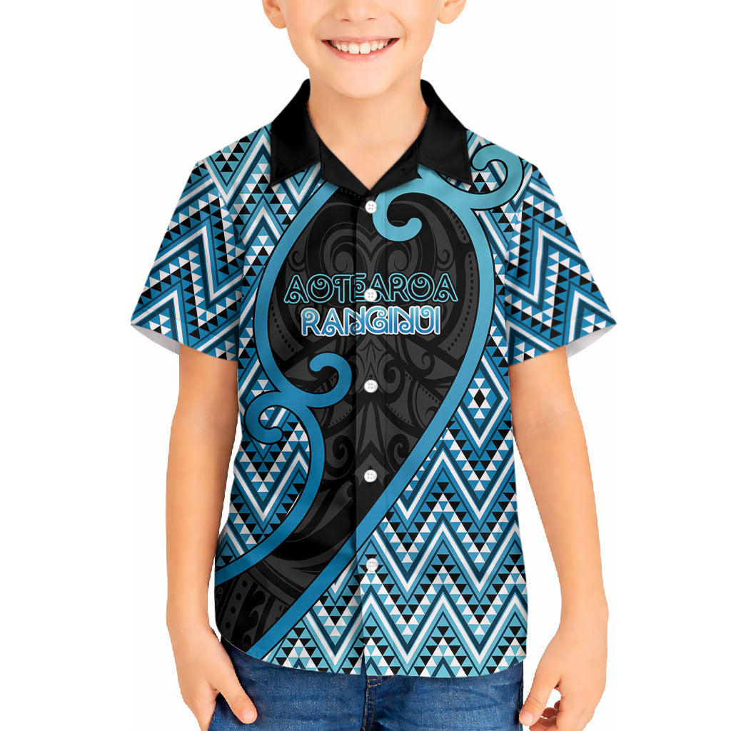 Custom Aotearoa Atua Ranginui Hawaiian Shirt Maori Sky Father Koru Patterns