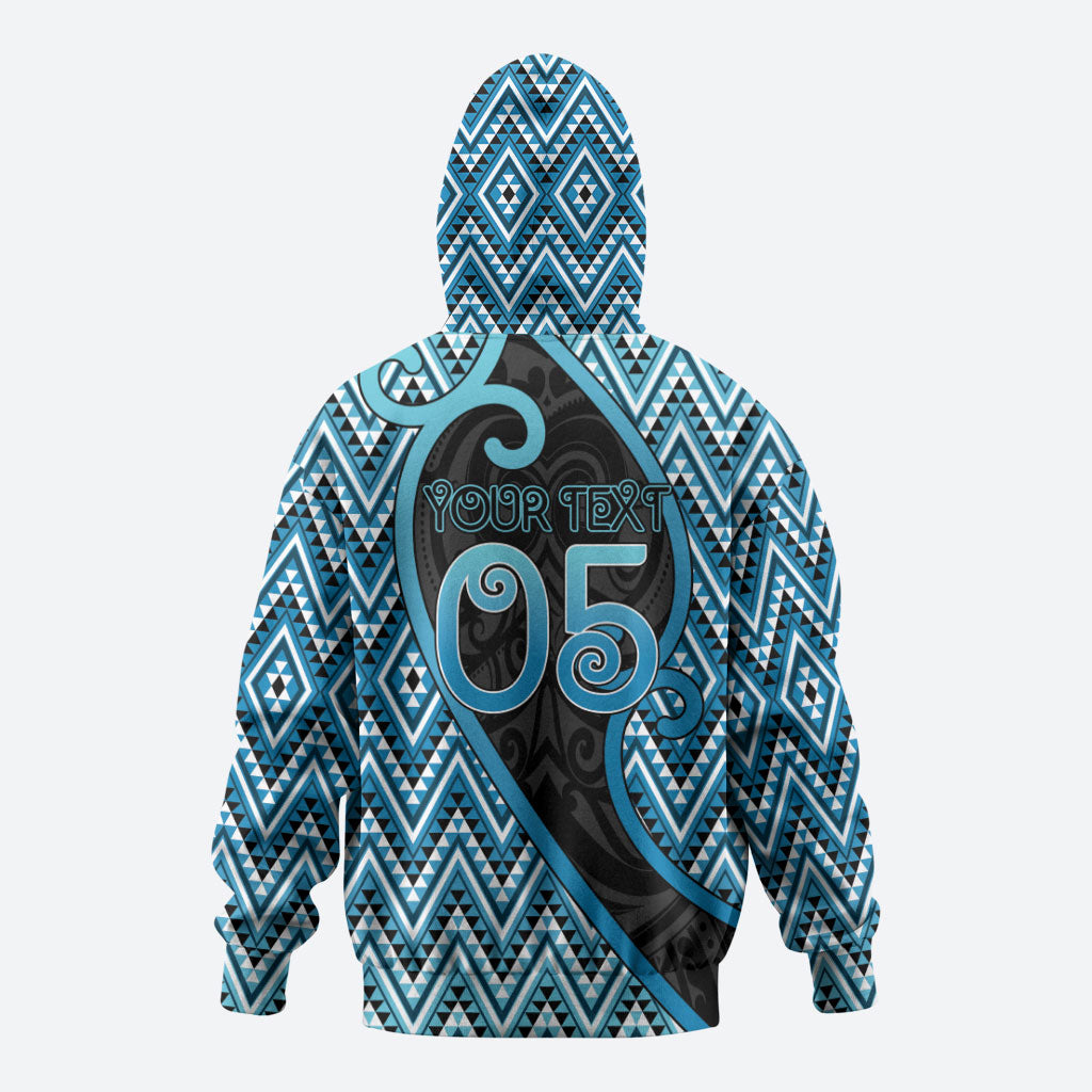 Custom Aotearoa Atua Ranginui Hoodie Maori Sky Father Koru Patterns